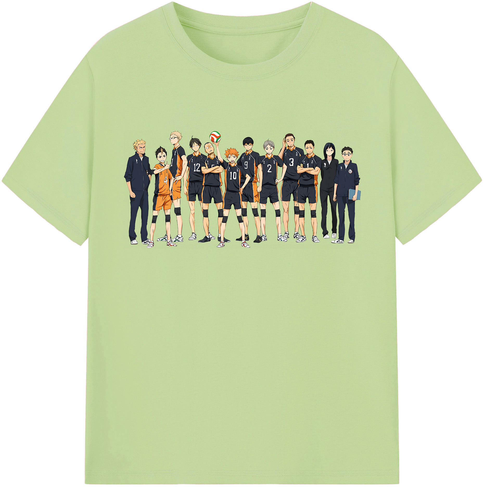 （画像用） ハイキュー!! Haikyu!! 綿100％半袖Tシャツ（フロントプリント）